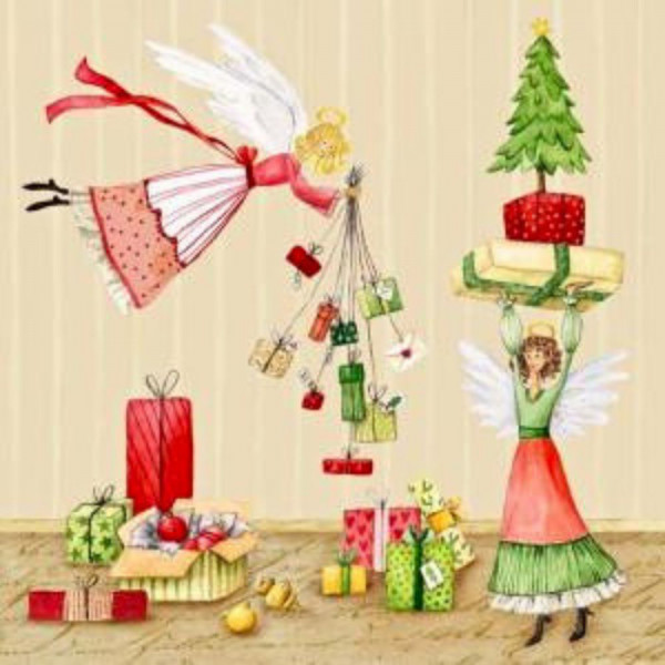Servietten - Weihnachtsfeen