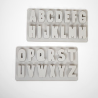 Silikon Gießform Buchstaben für Gips Beton Silikon Gießform Buchstaben für Gips Beton
