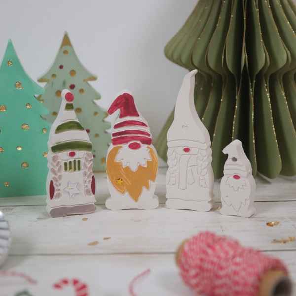 Silikon Gießform Wichtelfamilie