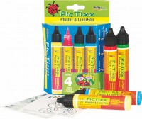 Pluster & Liner Pen PicTixx 4er-Set Pluster & Liner Pen PicTixx 4er-Set
