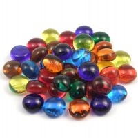 Glas-Nuggets 10 x 12 mm - Bunt Mix Glas-Nuggets 10 x 12 mm - Bunt Mix