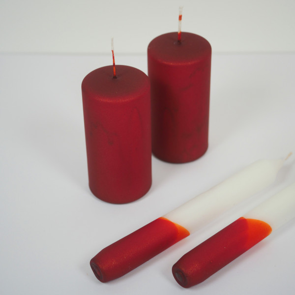 Kerzenlack Rot Metallic 200 g