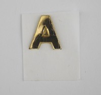 Wachsbuchstaben gold glänzend 8 mm Wachsbuchstaben gold glänzend 8 mm
