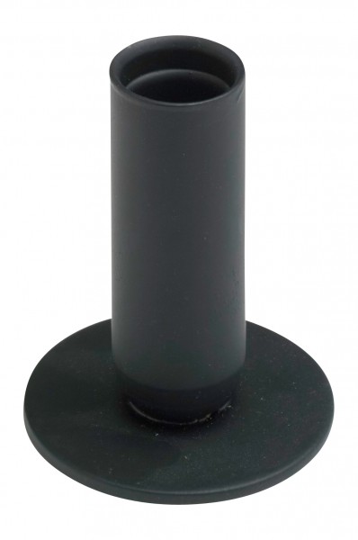 Kerzenhalter Eisen schwarz H 8 cm