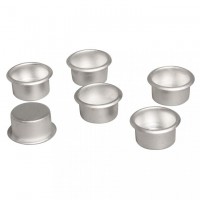 Kerzenhalter Tüllen Metall, 2,2 cm Durchmesser Kerzenhalter Tüllen Metall, 2,2 cm Durchmesser