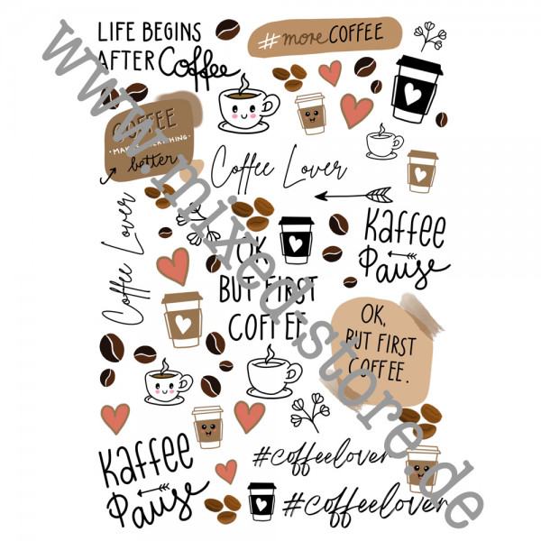 Kerzentattoos Kaffee