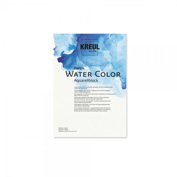 Aquarellblock Water Color zum kreativen Gestalten