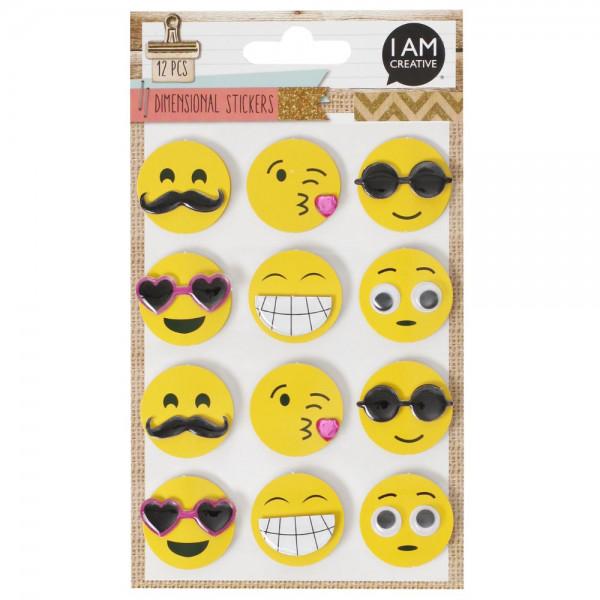 3D-Sticker - Emojis