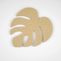 Holzmotiv Monstera Blatt zum Basteln und Gestalten Holzmotiv Monstera Blatt zum Basteln und Gestalten
