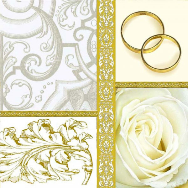 Servietten - Wedding Day