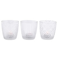 Kerzenhalter Elegance klar, 3er Set Kerzenhalter Elegance klar, 3er Set