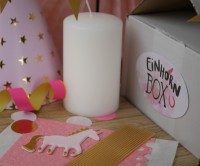Kerzen Komplettset Einhorn Box Kerzen Komplettset Einhorn Box