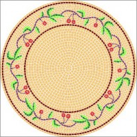 Mosaik Vorlagen - Kirschen 60 cm Mosaik Vorlagen - Kirschen 60 cm