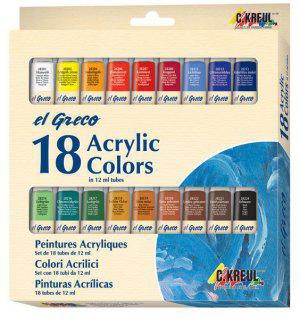 el Greco Acrylfarben 18er-Set