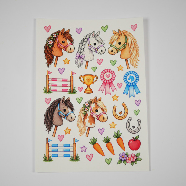 Kerzentattoos Hobby Horsing – Steckenpferde Motive für Kerzen