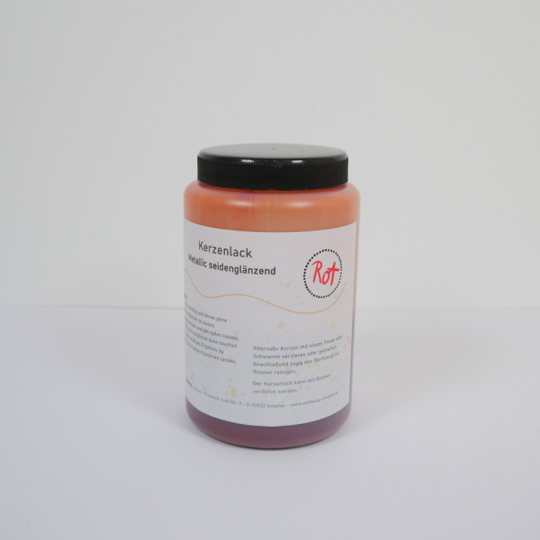 Kerzenlack Rot Metallic 500 g