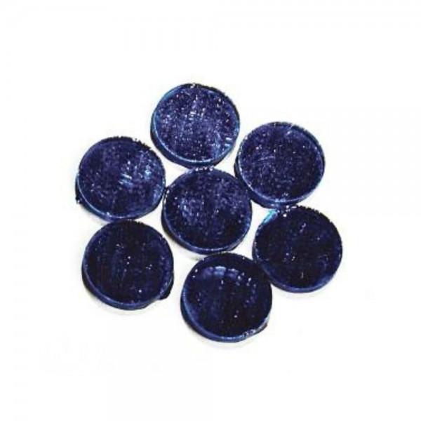 Selbstklebendes Spiegelmosaik - Ø 10 mm - Blau