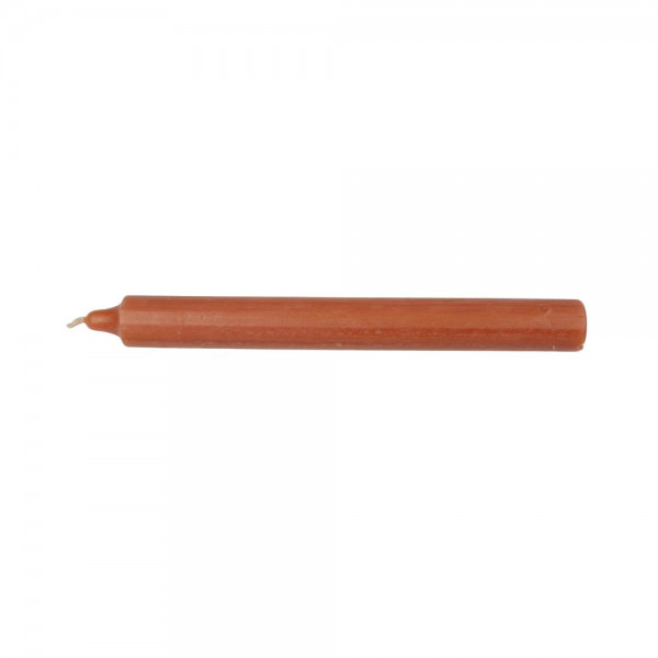 Stabkerze rötliches braun ca. 20 cm