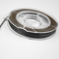 Gummifaden schwarz 0,1 mm für Schmuck Gummifaden schwarz 0,1 mm für Schmuck