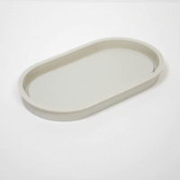 Silikon Gießform Oval Untersetzer für Gips Beton Silikon Gießform Oval Untersetzer für Gips Beton