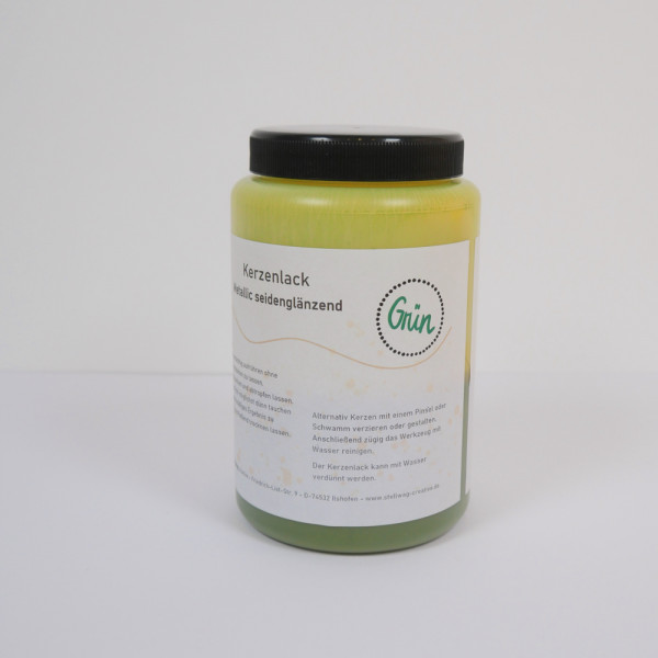Kerzenlack Grün Metallic 500 g
