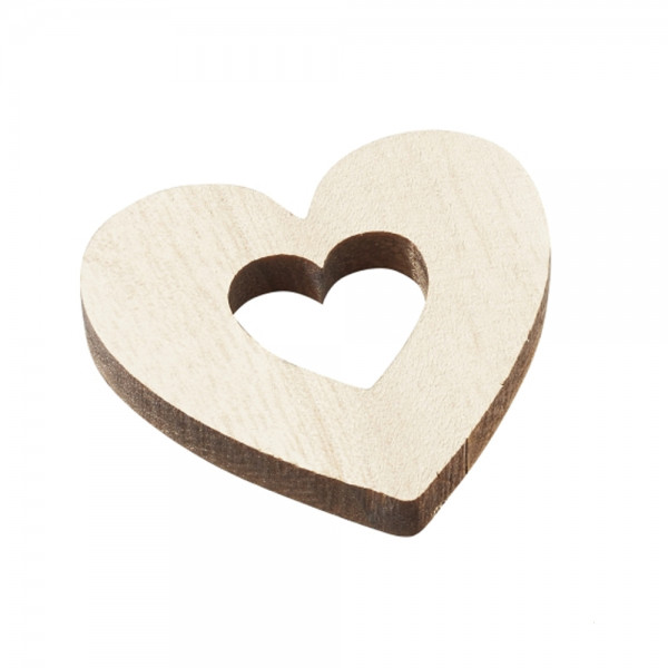 Streudeko Holz Herz