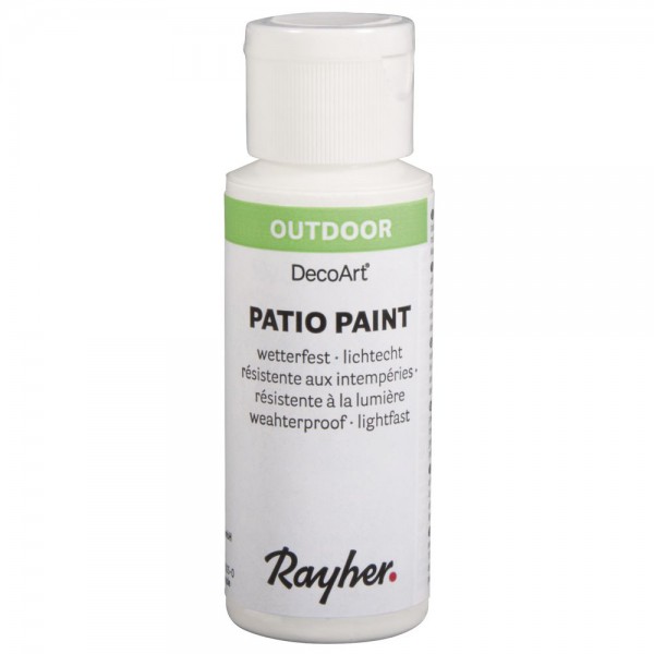 Patio Paint weiß Outdoor Acrylfarbe