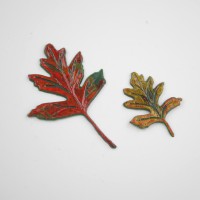 Wachsmotiv Herbstblätter zum Kerzen verzieren Wachsmotiv Herbstblätter zum Kerzen verzieren