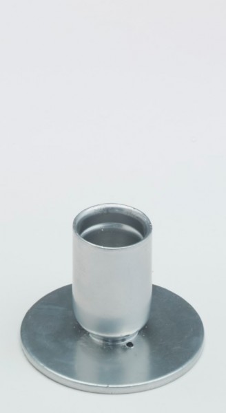 Kerzenhalter Eisen silber H 4,5 cm