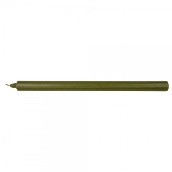 Stabkerze dunkelgrün ca. 31,5 cm