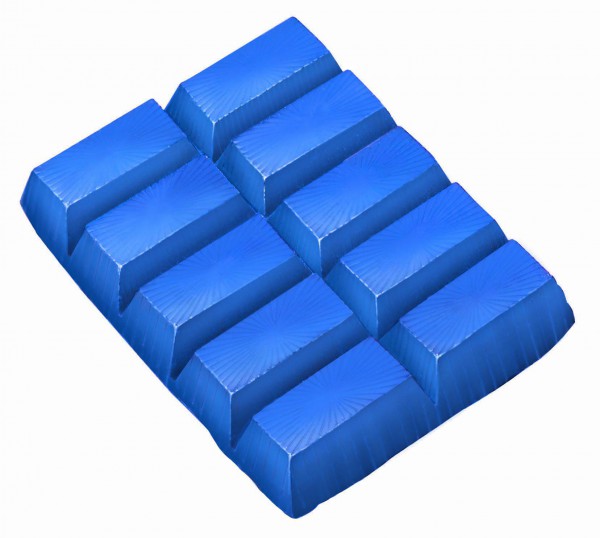 Farbe für weisse Seife blau
