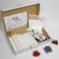 DIY Set Kerzen bemalen Mädelsabend DIY Set Kerzen bemalen Mädelsabend