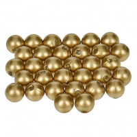 Wachsperlen gold matt 100 Stück zum Basteln Wachsperlen gold matt 100 Stück zum Basteln