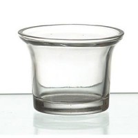 Teelichtglas d6,5 cm, h4,5 cm, klar Teelichtglas d6,5 cm, h4,5 cm, klar