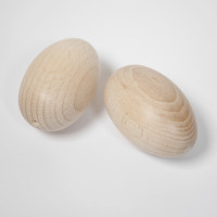 Eier aus Holz gross 2 Stück, Rohholz Eier zum Basteln Eier aus Holz gross 2 Stück, Rohholz Eier zum Basteln
