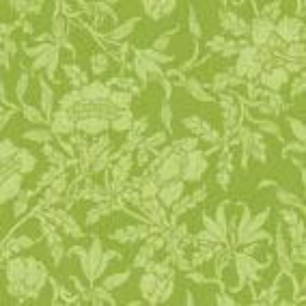 Servietten - Grüne Blumenornamente