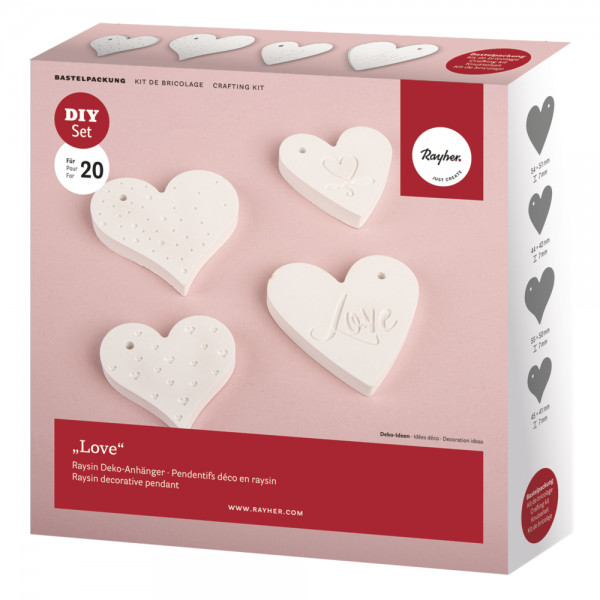 Raysin DIY Set Herz-Anhänger