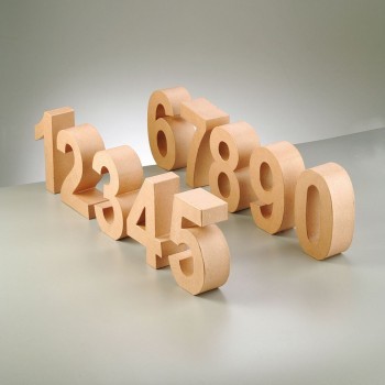 3D-Zahlen für individuelle Dekoration