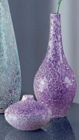 Crackle Mosaik Platte lila Crackle Mosaik Platte lila