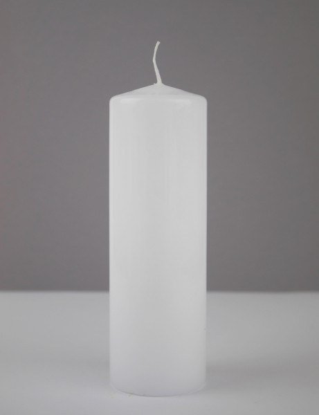 Stumpen Kerze weiß 180 x 60 mm