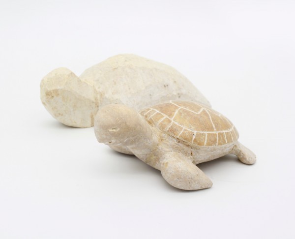 Speckstein Tierfigur Schildkröte