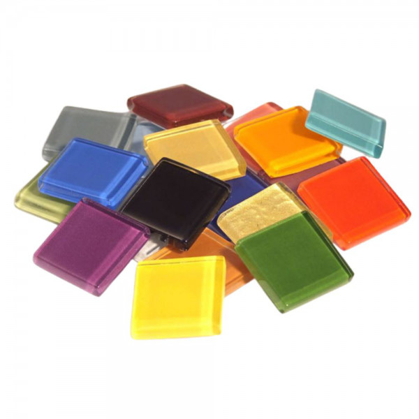 Soft Glas - 20 x 20 mm - Verschiedene Farben