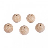 Rohholz-Kugeln, durchgebohrt 20 mm Rohholz-Kugeln, durchgebohrt 20 mm