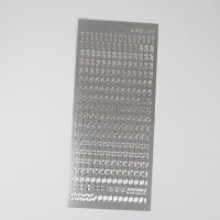 Sticker Zahlen gold oder silber Sticker Zahlen gold oder silber