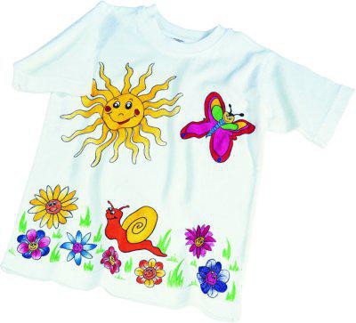 T-Shirt gestaltet mit Javana Stoffmalfarben für helle Stoffe