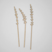 Holz Stecker Lavendel 3er Set zum Dekorieren Holz Stecker Lavendel 3er Set zum Dekorieren