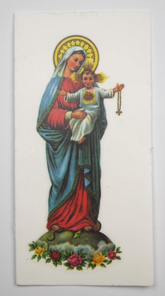 Wachsbild Maria mit Jesus