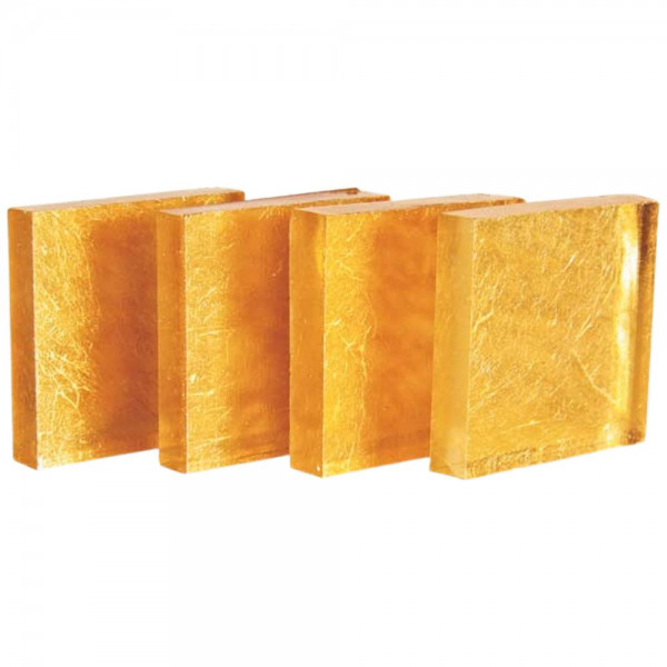 Gold-Mosaik - Gelbgold-glatt 