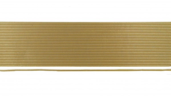 Wachsstreifen gold rund, 23 cm