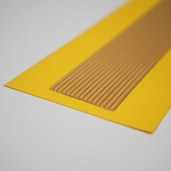 Flache Wachsstreifen in Gold 2 mm – 15 Stück